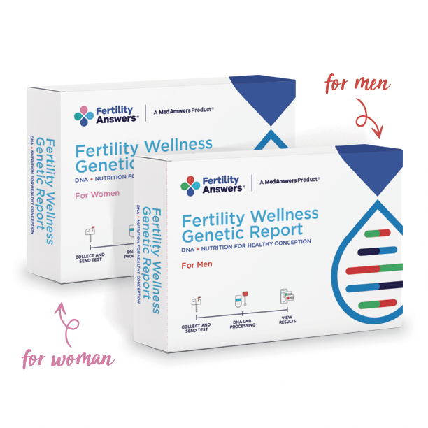 DNA Home Test Kit-Couples Fertility Check and Genetic Wellness Report - FertilityAnswers