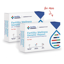 Load image into Gallery viewer, DNA Home Test Kit-Couples Fertility Check and Genetic Wellness Report - FertilityAnswers